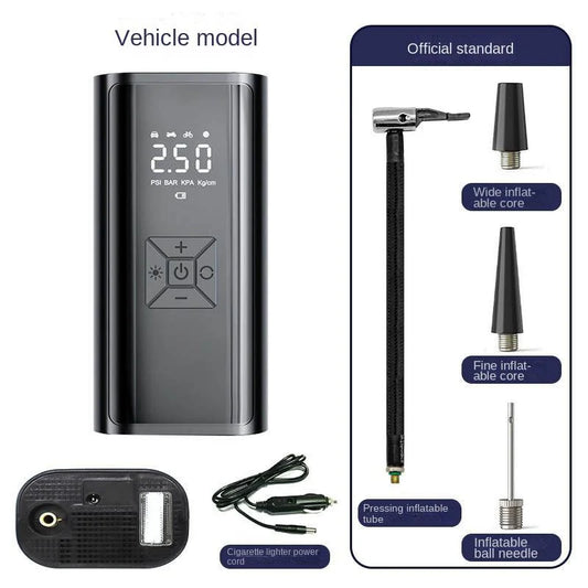 Smart Portable Digital Air Compressor – Wireless Tire Inflator with LED Display