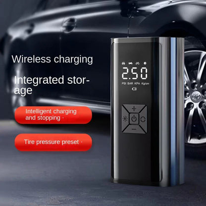 Smart Portable Digital Air Compressor – Wireless Tire Inflator with LED Display