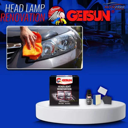 Headlight Restoration Kit – Car Headlight Renovation & Lens Cleaner