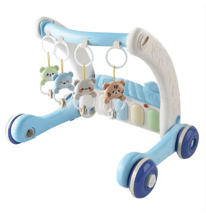 2-in-1 Baby Gym & Walker – Interactive Activity Play Center for Babies