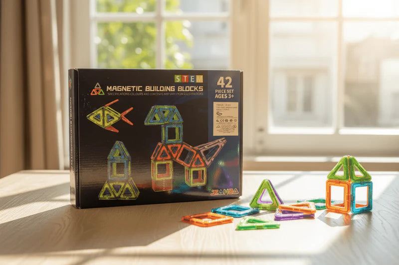 STEM Magnetic Building Blocks Set (42 Pieces)